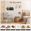 Hat Rack Wall Cap Organizer - Baseball Hat Racks Display