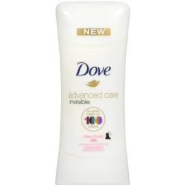 Dove Advanced Care Antiperspirant Deodorant Invisible Clear Finish 2.6oz