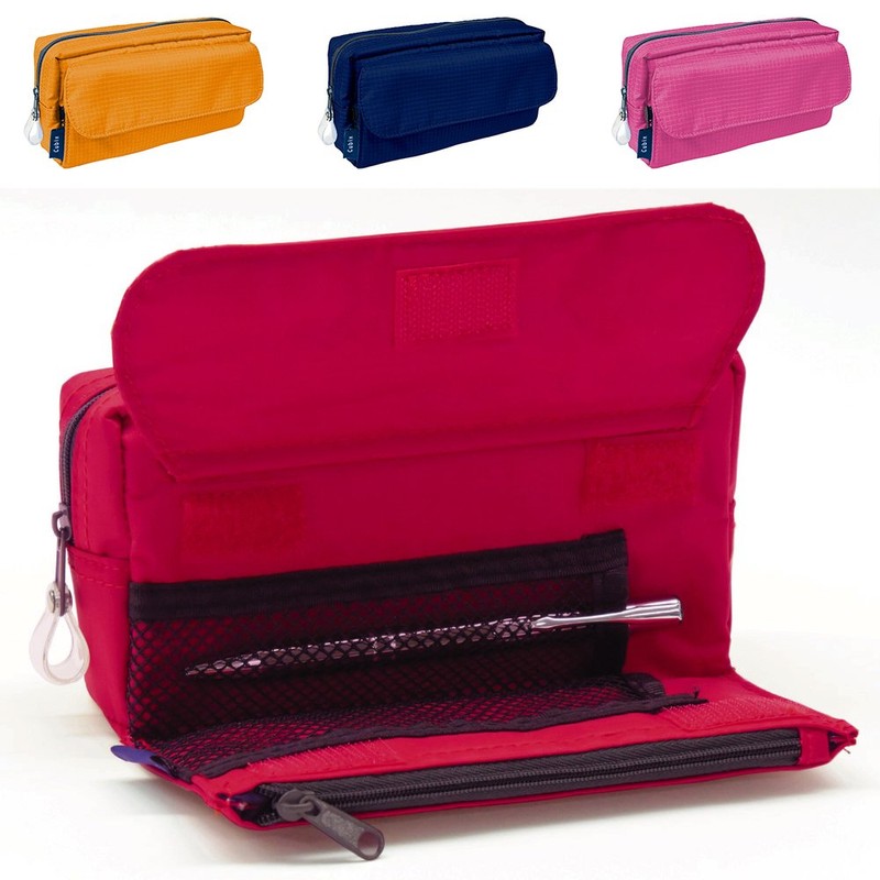 Mplan 106182-41 Cubics Pencil Case Square Cherry Pink