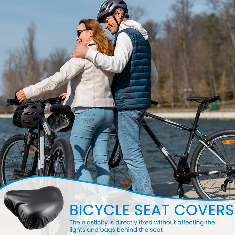 Bicycle Seat Waterproof Sunproof Dustproof Protective Cover Washable Seat Cover