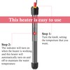 HITOP HP-608 Submersible Aquarium Heater 100W 200W 300W With Thermometer