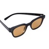 WANAKA Noir Solis Trendy Square Sunglasses for Women Men, TR90