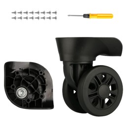 SOTHMALL Spinner Luggage Replacement Wheels Travel Suitcase Carry On Luggage Spinner Wheels，Mute Connected ，DIY Replacement Left and Right Caster with Screws and Tool (2)