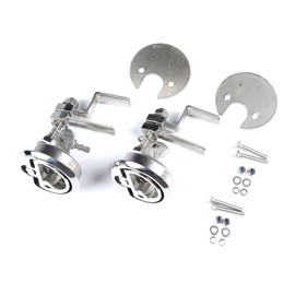 Mxeol Marine Cam Latch Boat Hatch with Fasteners Stainless Steel Pair