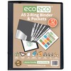 eco-eco A5 65% Recycled Presentation Ring Binder with 12 Multi