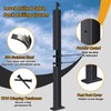 36" Black Cable Railing Kit - 4FT Adjustable Length, 2Pack