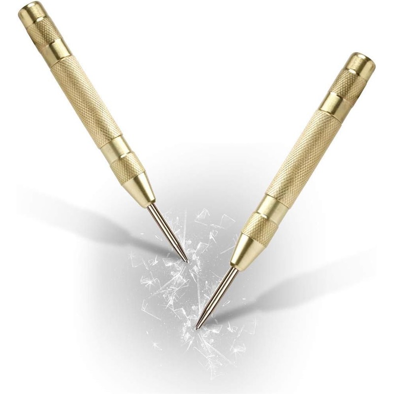 Perforadora Central Automática con Trazo Ajustable, Herramienta Punzón con Centro