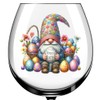 x12 Gnome Gonk Easter Glass Vinyl Decal Stickers Colour ol494