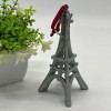 Pier 1 Eiffel Tower Glitter Ornament Paris 5" NWT