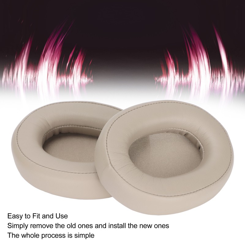 Headphone Ear Pads Noise Insulating Memory Foam Soft Protein Leather