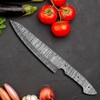 AMJ Crafts AMJ Damascus Steel Chef Blade, Premium Sharp Kitchen