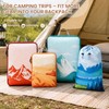 7-Piece Compression Packing Cubes for Travel, Patterned Expandable Luggage Organizer