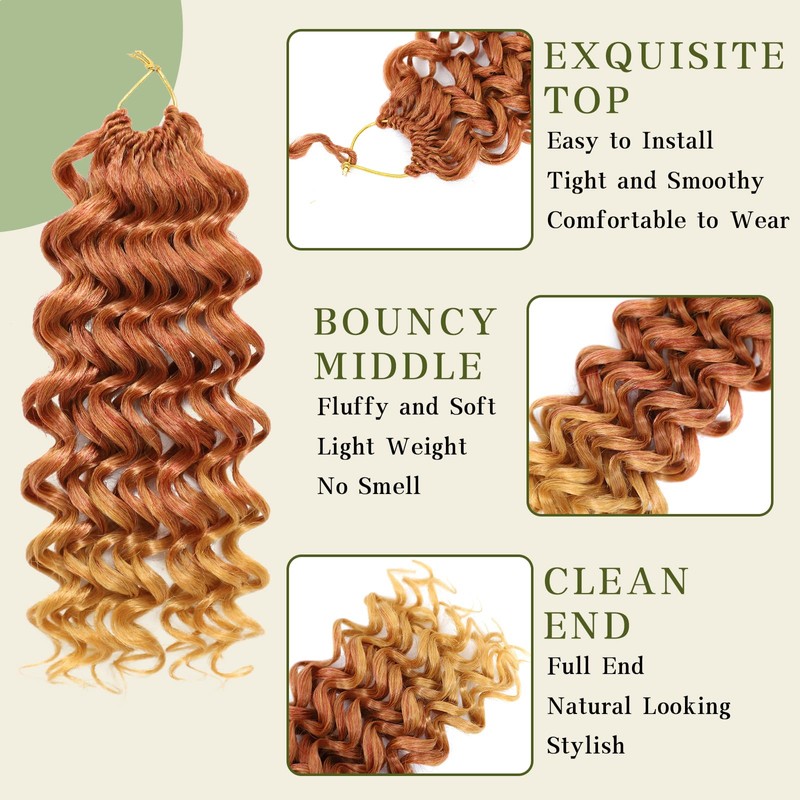 7 Packs Curly Crochet Hair for Black Women GOGO Curl
