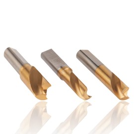 Bestgle 3 Pcs Spot Weld Drill Bit Set, High Speed Cobalt Steel with Titanium Coating CO Cobalt Spot Weld Cutter Kit Cutting Accessories Can Separate Spot Welded Panels, 6.5mm 8mm 10mm