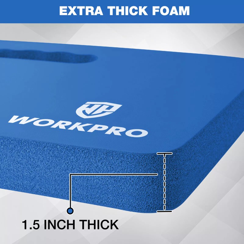 Workpro 1 x Extra Thick Kneeling Pad 2-Pack Soft Foam