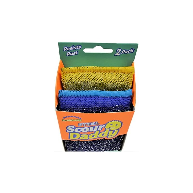 Esponja Scour Daddy Steel 2 pzas – Malla ArmoTEc, 18%