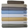 Royal Tradition Solid 650-Thread-Count, Cotton-Blend Twin 3PC Bed Sheets Set,