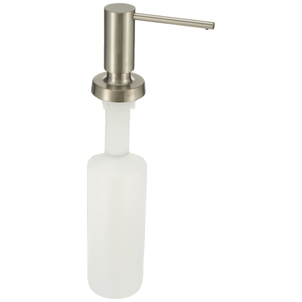 hansgrohe Bath and Kitchen Sink Soap Dispenser, Talis 4-inch, Modern Soap Dispenser in Stainless Steel Optic, 40448801