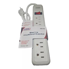 Radox Barra Multicontacto 6 Tomas Protector D/sobrecargas 520-415