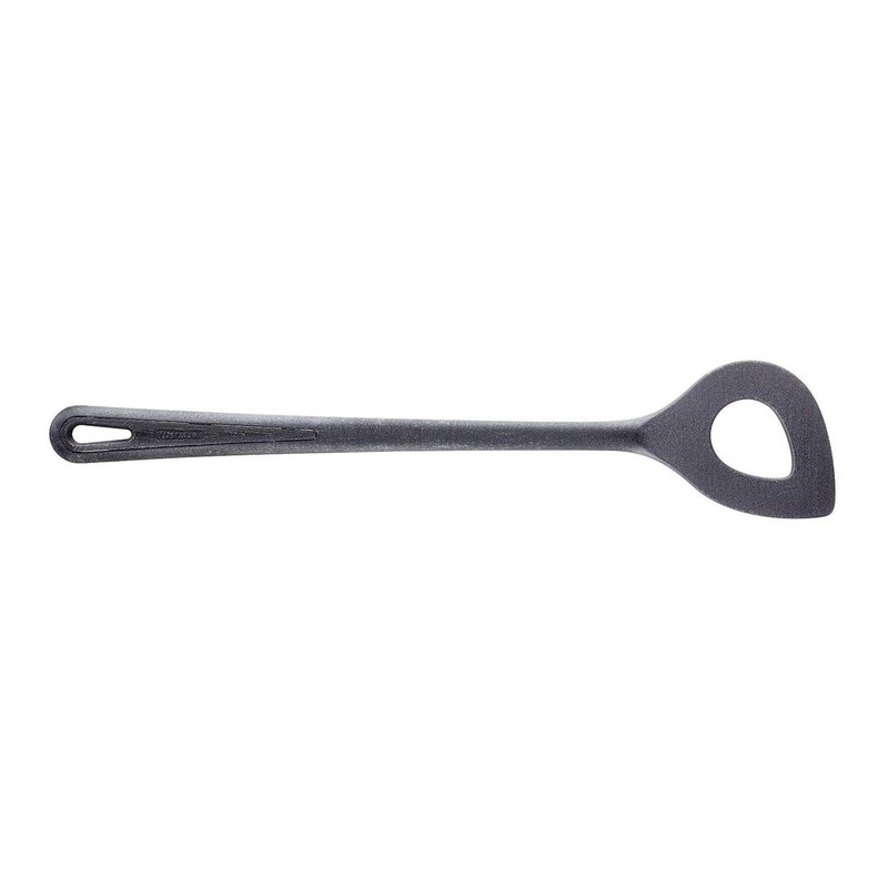 Westmark Pointed Hole Spoon/Cooking Spoon, Length: 30 cm, Gentle, Black,