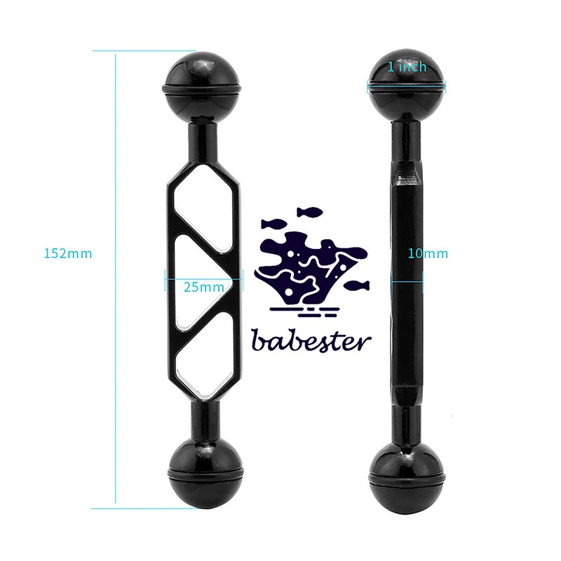 Babester B494-2 Underwater Camera Ball Joint Arm System Lightweight 150mm