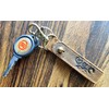 THE BIKERZ BUFF LEATHER KEY CHAIN/RING