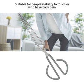 Toilet Aid Toilet Paper Tongs, Long Bottom Wiper Aids for Independent Daily Living, Wiping Aid for Bathroom Comfort, Lightweight Self-Wipe Hygiene Assistance Tool(12inch)