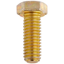 Steel Hex Bolt, Grade 8, Zinc Yellow-Chromate Plated Finish, Hex Head, External Hex Drive, Meets ASME B18.2.1/SAE J429, 2-3/4" Length, Partially Threaded, 9/16"-12 Threads, Made in US (Pack of 5)