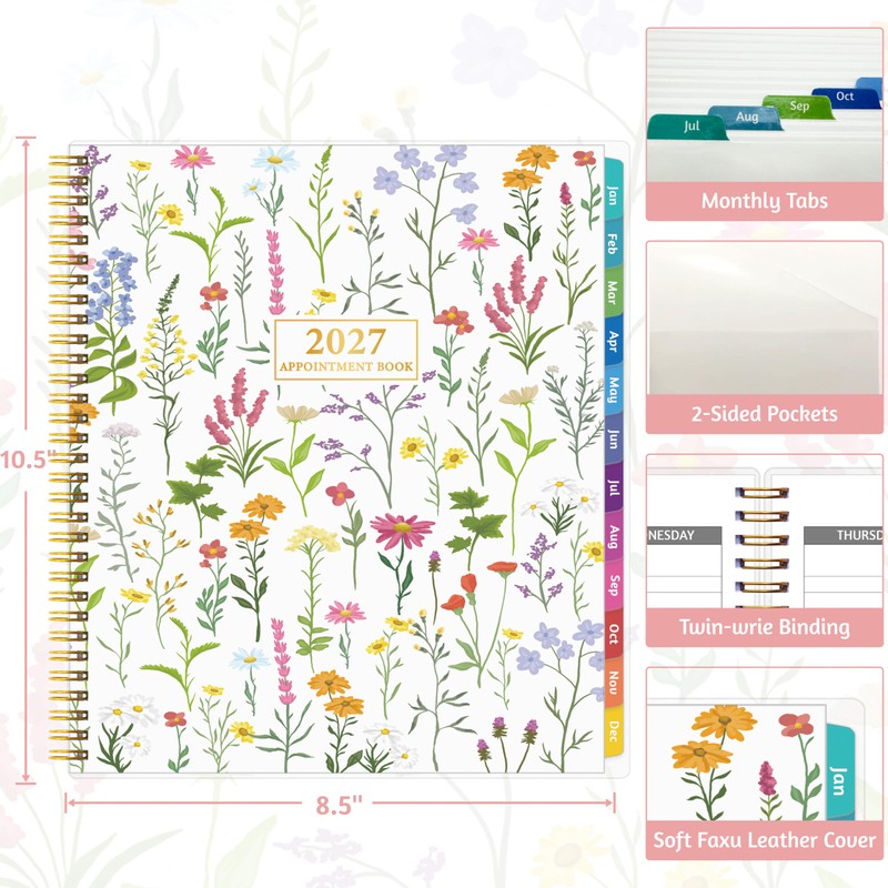 2027 Appointment Book - January - December 2027, Appointment Planner