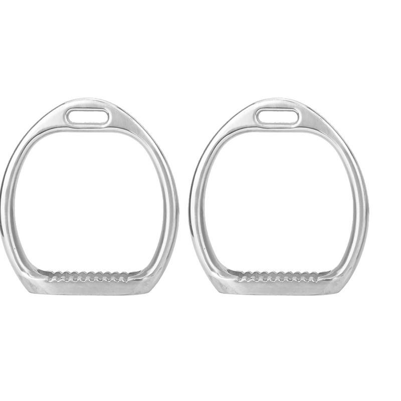 1Pair of Aluminum Kids Lightweight Stirrups Pad Equestrian Sports Horse