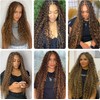 Human Braiding Hair for Boho Braids 14 Inch 50g Highlight