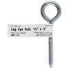 Hampton 1/4 in. x 3 in. L Zinc-Plated Steel Lag