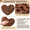 Fiwochic 2 Pack Leopard Throw Pillows, Small Heart Shaped Wedding