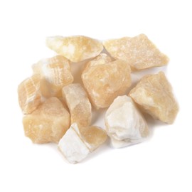 Justinstones 1/2LB Large Raw Calcite Tumbled Stone Specimen Collection Pocket Worry Healing Crystal