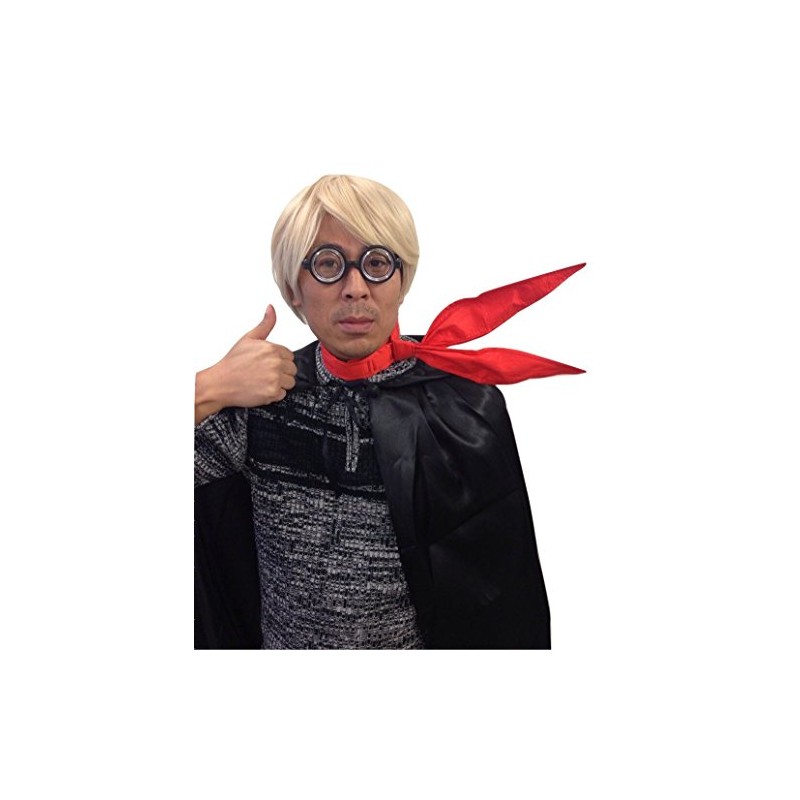 Power Up Hero Muffler Costume Accessories Red One Size Fits