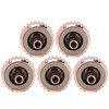 5pcs Professional Replacement Watch Crown Rose Gold Watch Crown Repairing