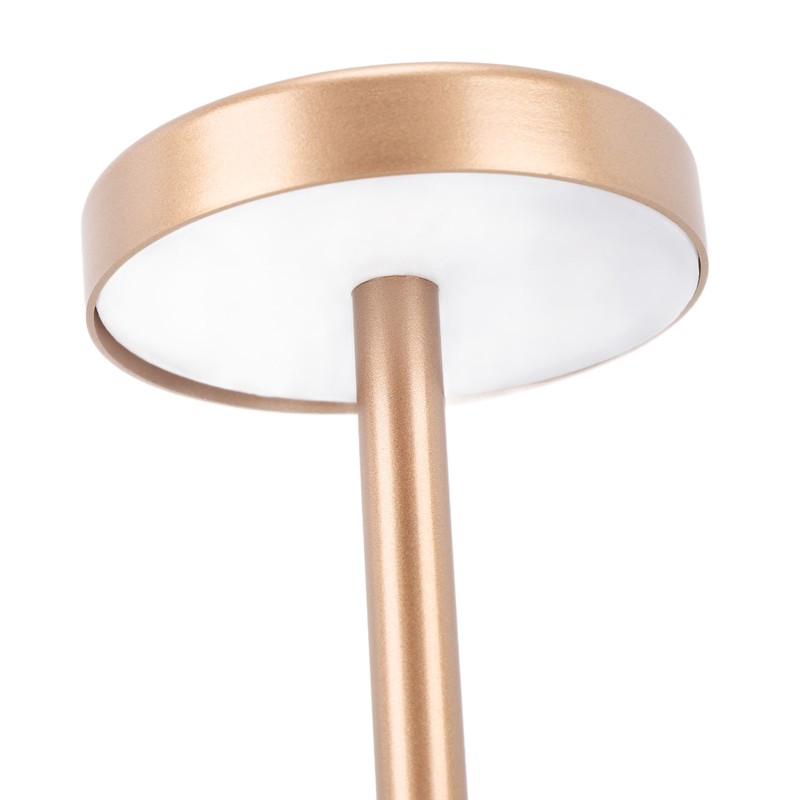Rechargeable LED Table Lamp 2000mAh Cordless Battery Operated Metal Bedside