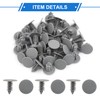 VekAuto 50 Pcs Rivet Clips, 20 x 20mm Bumper Retainer