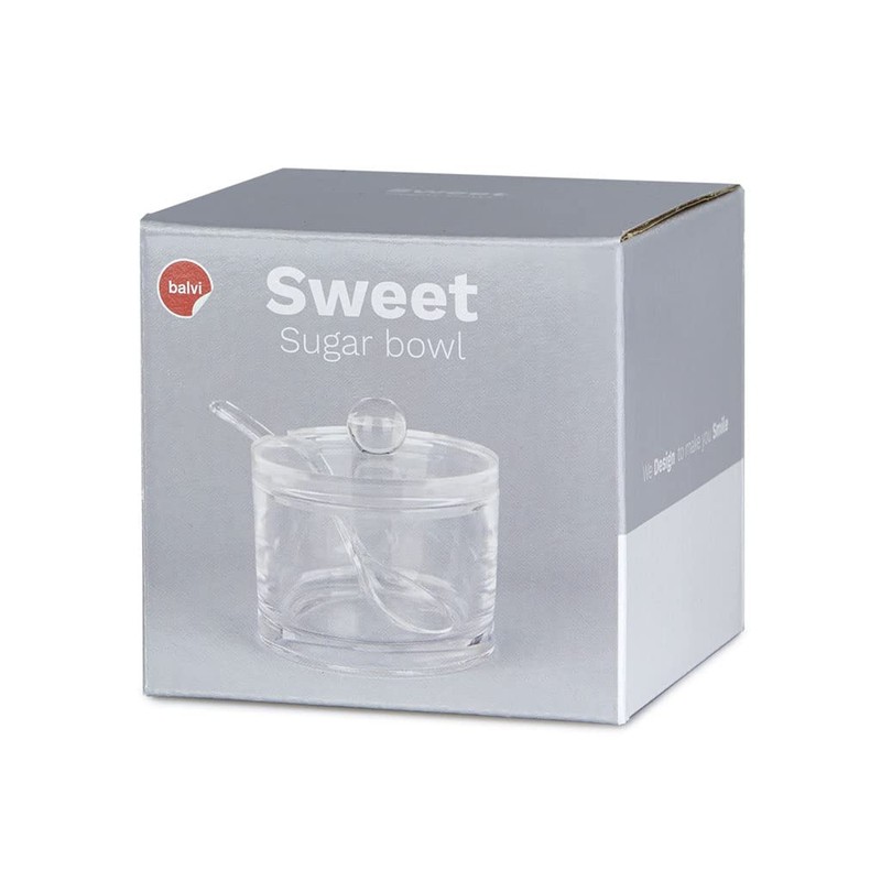 Balvi - Sweet acrylic sugar bowl. Capacity: 200 g