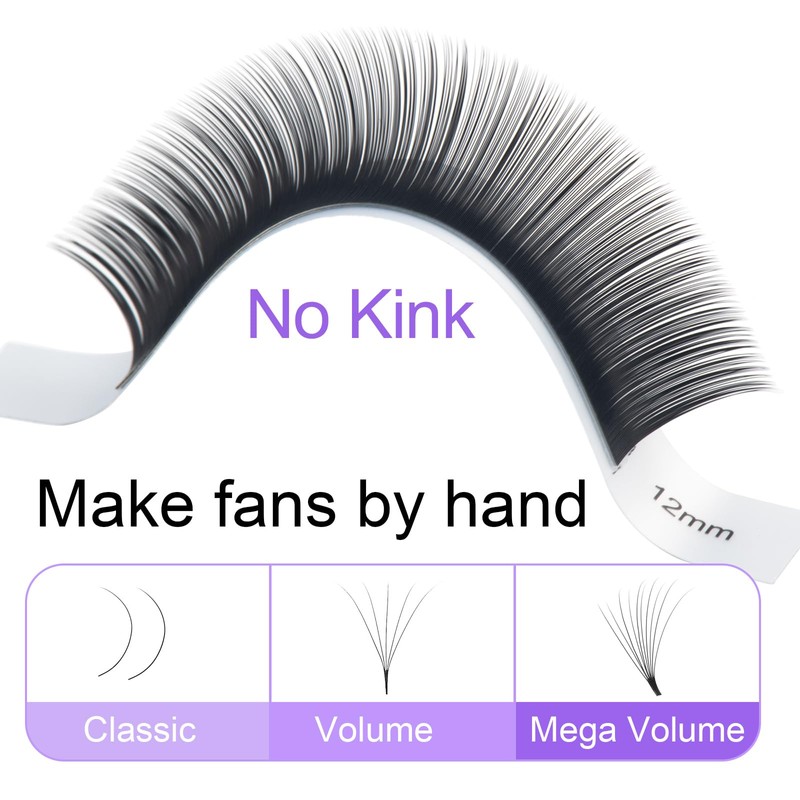COZBIRD Single Eyelash Extension Classic 1 to 1 Fake Silk
