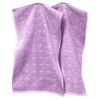 Möve Quadretti Walk Terry Towel Viola 30 x 50 cm