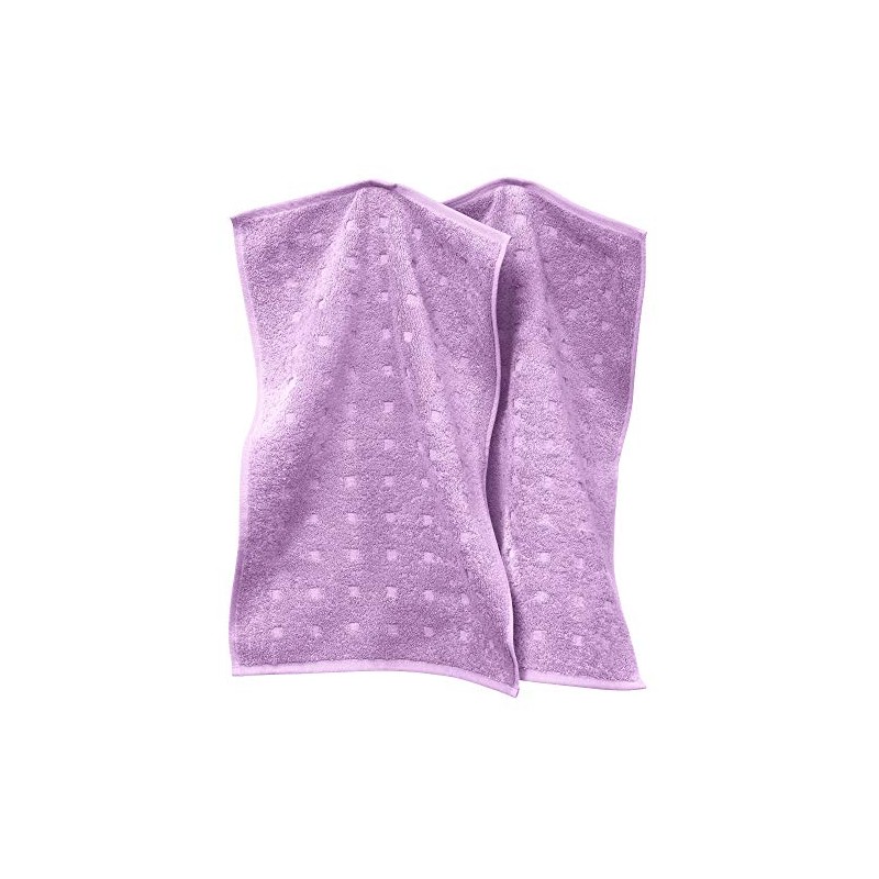 Möve Quadretti Walk Terry Towel Viola 30 x 50 cm