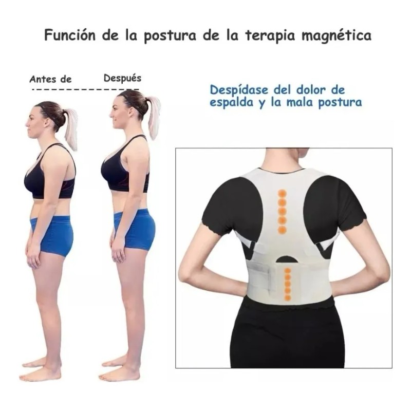 Corrector De Postura Con Imanes Soporte Lumbar Oferta