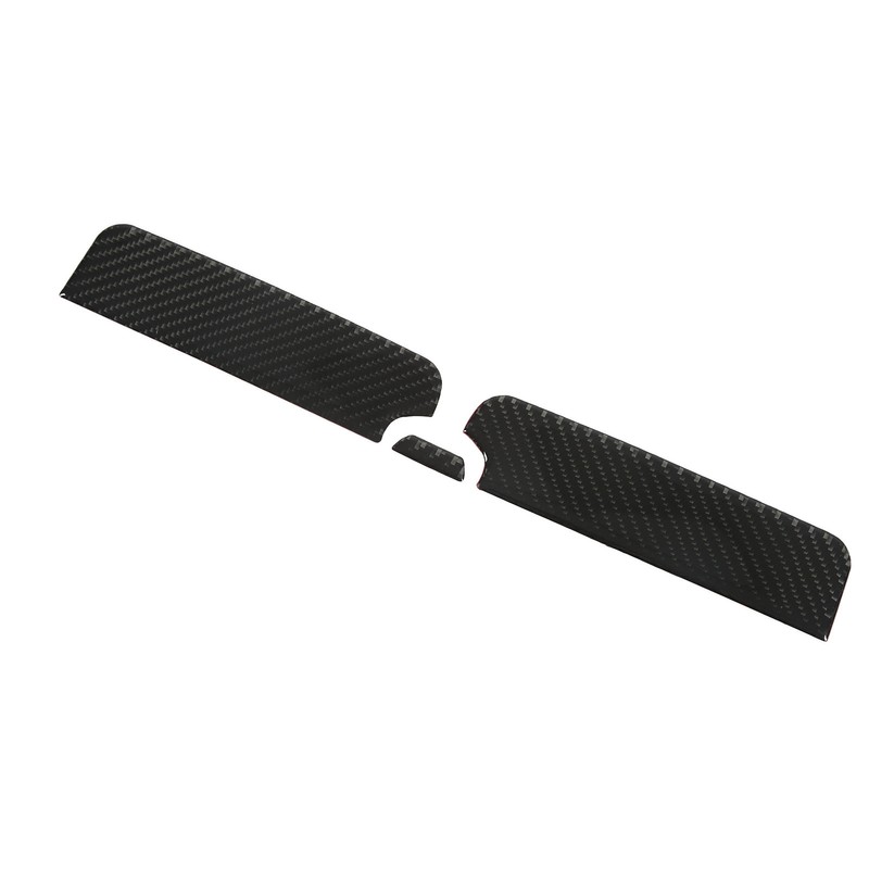 Rear Armrest Box Panel Trim Real Carbon Fiber Decoration Replacement