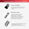 SINGER Paquete de 10 agujas universales para máquina de coser