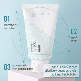 Pyunkang Yul Facial Cleanser, BHA Acne Care for Face - 4 fl. oz/ 120 ml