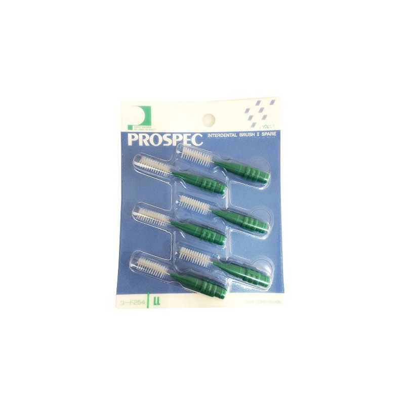 GC Prospec Intertooth Brush II Spare LL, Pack of 6