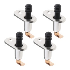 4PCS Door Contact Switch Pin Switch Momentary Switch Pressure Switch for Automobile Hood Ceiling Lamp Chassis Lamp Trunk Notification 4.8mm Hole