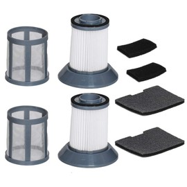 HIFROM Replacement Filter Replacement for Bissell Bagless Canister Vacuum 6489 64892 64894 Vacuum Cleaner Filter, Dirt Cup Filter kit (2 Pack)