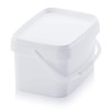 2 x Buckets 5.6 L Rectangular x 5 L Food